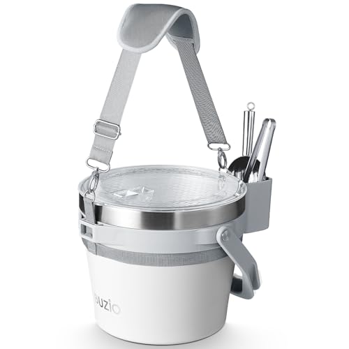 BUZIO 7 L Ice Bucket with Lid Scoop & Tongs & Adjustable Shoulder Strap by BUZIO - Used condition - Image 8
