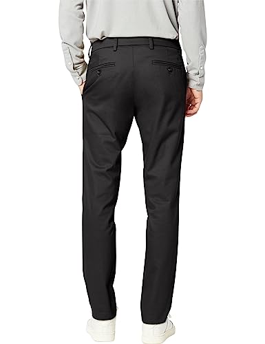 DOCKERS® Men's Slim Fit Signature Khaki Lux Cotton Stretch Pants, Black, 30W x 30L - image 3