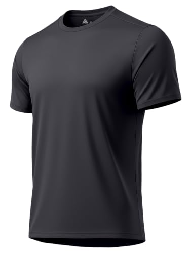 Image of 3 Pack Mens Swim Shirt Rash Guard Workout Shirts UPF 50+ Short Sleeve Fast Dry Sun Protection Lightweight Water Shirt