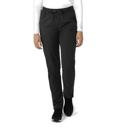 Carhartt Force Essentials Women's Straight Leg Scrub Pant, Black, XL