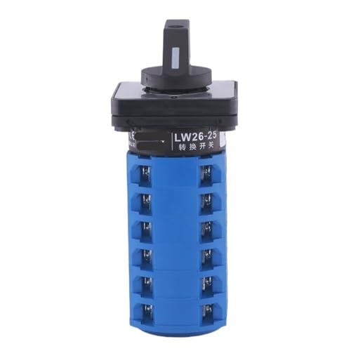 Interruptor de transferencia universal LW26-25/6 conmutador de 25A y seis cables para motor 2