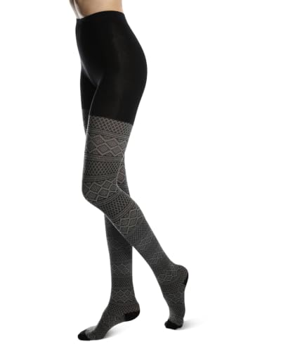 Image of MeMoi Paisley Pop Cotton Blend Sweater Tights