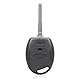 3 Tasten Autoschlüssel Fernbedienung für Ford Mondeo Focus Fiesta C Max S Max Galaxy (433MHz 4D63 Chip KR55WK47899) (4D63)
