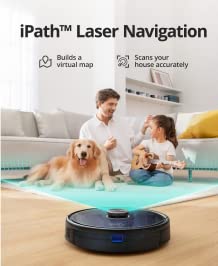 eufy RoboVac LR30 Hybrid+ robotstofzuiger en dweil, zelf-legend, capaciteit 60 dagen, iPath Laser Navigation, 3000Pa-zuigkracht, onthoudt meerdere etages, geavanceerde app-bediening, werkt met Alexa - Image 3