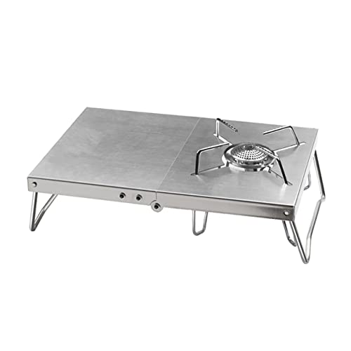 HEMOTON 1 Pieza Soporte de Inoxidable Hornillo de Camping Resistente Compatible con Cb Exterior y Jardín