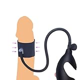 Inflatable Penis Ring Cock Ball Rings Pennis Enlarger Cockrings Testicle Scrotum Glans Bondage Enhance Erection Chastity Device Training BDSM Cock and Ball Rings Adult Sex Toys for Men