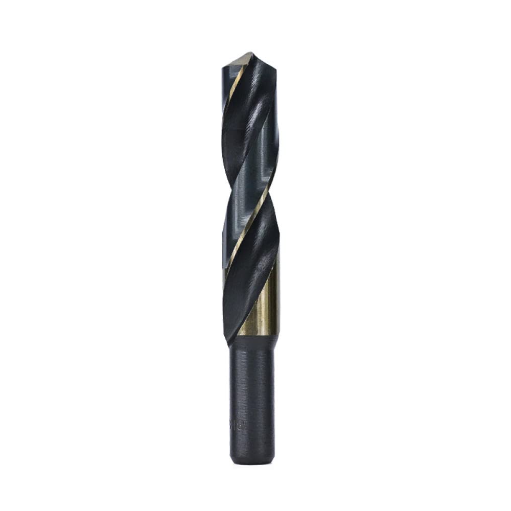 BE-TOOL HSS-Bohrer 1,27 Cm Schaft – Größen 14-25 Mm, Reduzierter Schaft – Für Eisen, Holz, Aluminium & Metall
