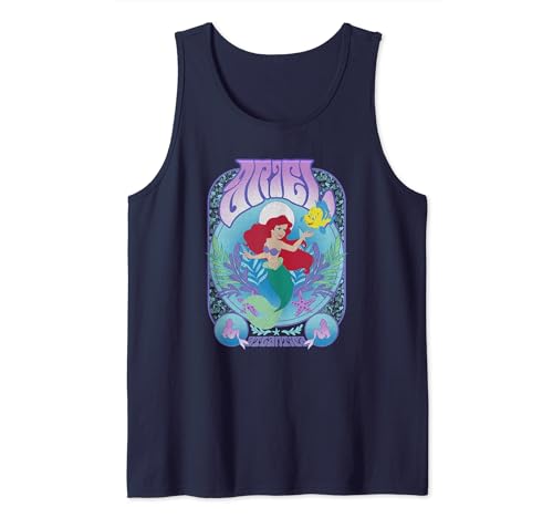 Ariel Disney débardeur rétro seventies pour tenue de festival et été décontractée