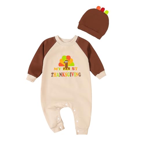 V Ԃ j̎q ̎q ӍՕ My First Thankgiving's Day ߑ ʒp[X WvX[c ʒXq, uEx[W, 3-6 Months