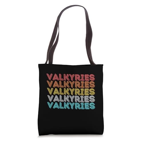 Vintage Retro Valkyries Tote Bag