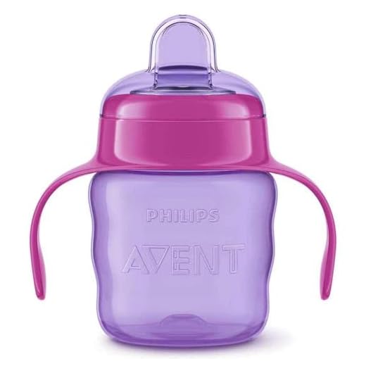 Philips AVENT tasse d'apprentissage SCF551/13 Easy sip 7oz/200ml 6m+ - filles
