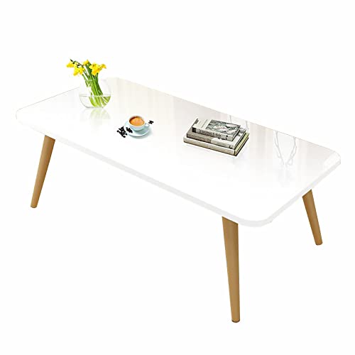 Table basse japonaise 80x40x30 cm multifonctionnelle en bois teinté D - 2