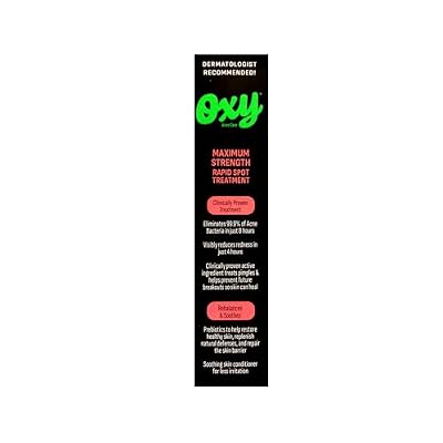 كريم OXY Maximum Strength Care Rapid Spot Acne Treatment Cream ، 1 أونصة (حزمة من 5)
