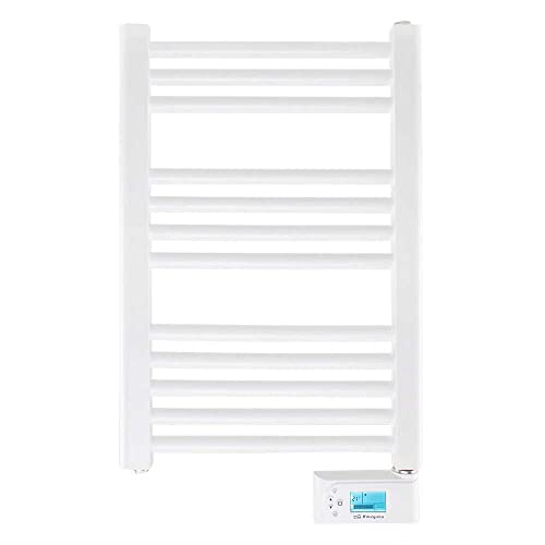 Orbegozo THA 200 – Toallero eléctrico, protección IP-21, Pantalla LCD, 4 Modos de Funcionamiento, 7 programas preconfigurables, termostato Digital, programación Diaria, 200 W, Color Blanco