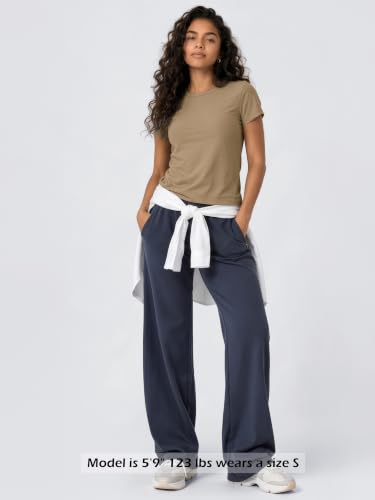 Image of ODODOS Women's Short Sleeve Performance T-Shirts - Ultra Soft odSTRATUM Tech Crew Neck Tee UPF 50+ Essential Top