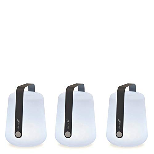 Preisvergleich Produktbild Fermob Unisex Erwachsene BALAD Tischlampe, Gewittergrau, 12cm