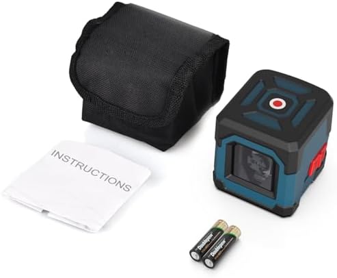 Bild 6 - Laser Wasserwaage, RockSeed Kreuzlinienlaser mit Selbstnivellierung, Vertikale und Horizontale Linie, 360 Grad Drehbar, Tragetasche, Batterie Enthalten, Keine Halterung