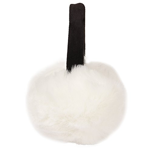 Image of FabSeasons Faux Fur Winter Outdoor Accessory Foldable Ear Muffs /Warmer for Girls & Women for protection from Cold, Ideal Head /Hair Accessory during winters