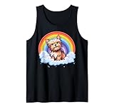 Photo Gallery carino cucciolo di cane biewer terrier rainbow cloud kawaii canotta Photo Gallery carino cucciolo di cane biewer terrier rainbow cloud kawaii canotta