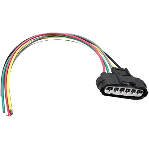 FainWan Throttle Body Pigtail 6-Way Pigtail 6-Pin TPS Throttle Position Sensor Repair Connector 90980-11858 Cover