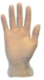 Disposable Vinyl Exam Gloves - Clear, Medical Grade, Powder Free, Latex Free, Lab Work, Plastic, Food, Cleaning, Wholesale Cheap, Size Medium (Case of 1000)