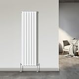 NRG Vertical 1800x408mm Double Flat Panel Designer Radiator Perfect for Kitchen, Bathroom, Living Room