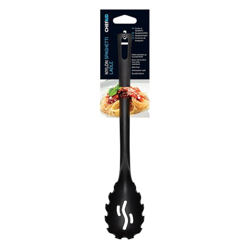 Image of Chef Aid Nylon Spaghetti Spoon (One Size) (Black)