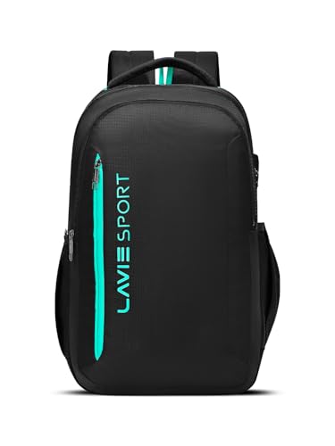Image of Lavie Sport Maverick 35L Casual Backpack | Fits Upto 15 Inch Laptop Backpack | Laptop Compatiable | Rain cover | For Men & Women