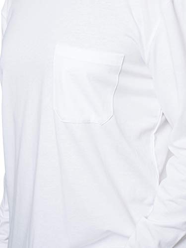 Insect Shield Men\'s UPF Dri-Balance Long Sleeve Pocket Tee, Insect Repellent Clothing, White, Large
