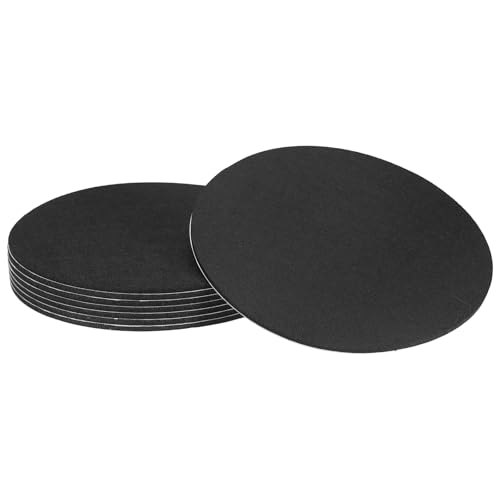 Protection de sol chaises table en feutre noir autocollant