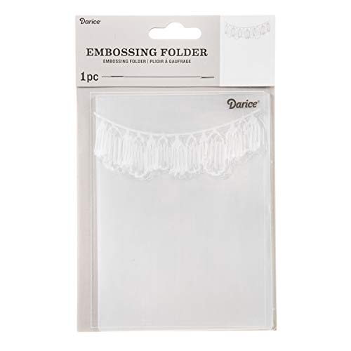 Darice Quasten A6 Prägeschablone (10,8 x 14,6 cm), 14,61 x 10,79 x 0,1 cm