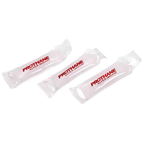 Prothane Grease, Super, Silicone/PTFE, 1/2 oz Packet, Polyurethane/Rubber Bushings, Set of 3, red (19-1750) Cover