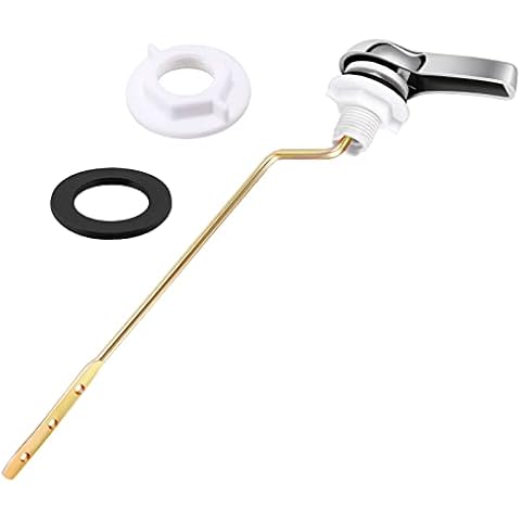 MA STRAP Flush Tank Lever Front-Mount Toilet Flush Handle Replacement Lever Fits Most Universal Toilet Tank in 0.62-0.67” (Diameter) Cover