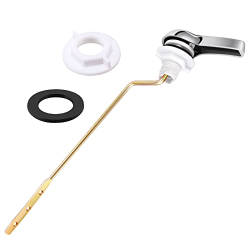 MA STRAP Universal Side Mount Toilet Handle Tank Flush Lever Replacement Handle, Chrome Finish Toilet Handle in 0.62-0.67” (Diameter)