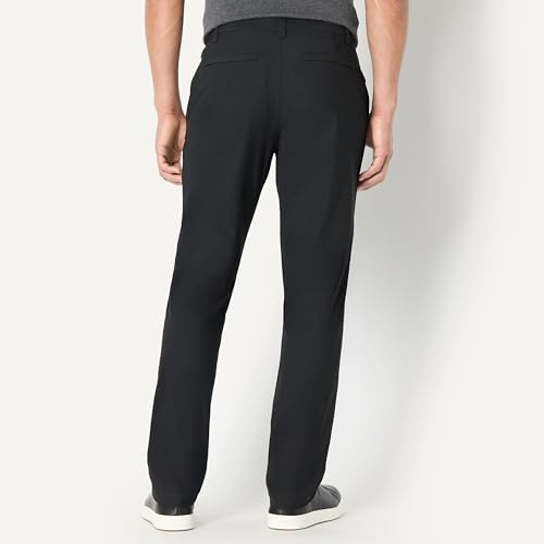 Amazon Essentials Men's Commuter Pants, Black, 34W x 30L by Amazon Essentials - Used condition - Image 4