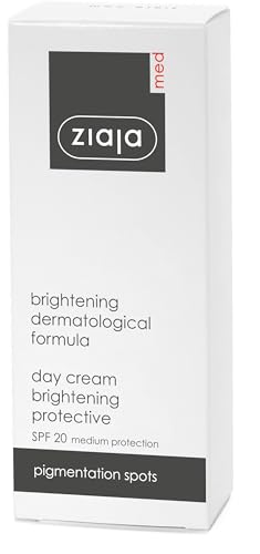 Crema facial de día blanqueadora y protectora SPF 20 de ZIAJA MED