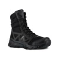 Reebok Men's Dauntless 8-Inch Seamless Side Zip Boots - Black, Size 7 UK (41 EU)