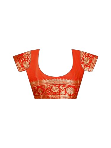 Image of SIRIL Women's Paithani jacquard Silk Saree |Chandrakor Paithani jacquard Saree With Unstitched Blouse Piece