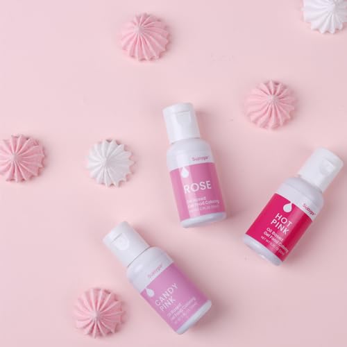 Oil Based Food Coloring For Chocolate, Hot Pink, Food Grade 20ml, Edible Oil Food Dye For Baking, Cupcake & Fondant, Icing