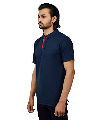 Image of More & More Men's Solid Regular Fit T-Shirt