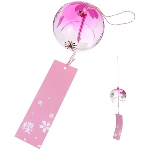 Japanese-Style Glass Wind Chime by WINOMO Cover