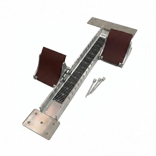 Grand Prix Starting Block for Track & Field – Heavy-Duty Aluminum Cast, Rust-Proof Steel Channel, Adjustable Pedals with 4 Angles, 3 Anchor Nails for Strong Outdoor Grip, Durable & Stable Design