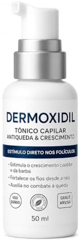 Dermoxidil Sérum Crescimento Barba e Cabelo Antiqueda 50 ml | Ble...