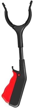 2 Pack Black Grabber Reacher Tool, 32" Foldable, 24" Lightweight Trash Claw Grabbers for Elderly, Reaching Tool for Trash Pick Up Stick, Litter Picker, Arm Extension Size 12inch2pcs