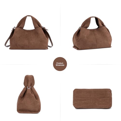 Bolso Hobo de Gamuza Sintética para Mujer miniatura 6