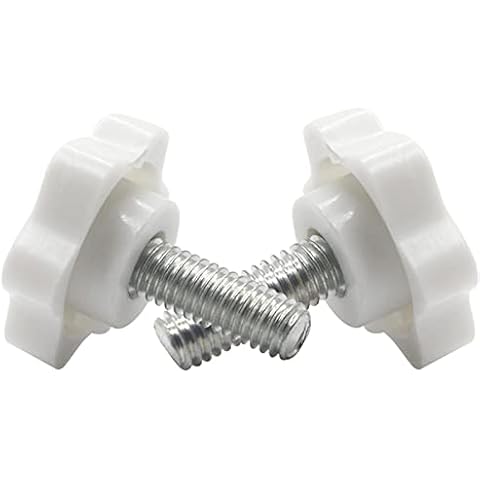 Perno de Manija de Sujeción de Rosca en Forma de Estrella Blanca Cover