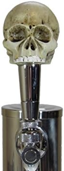 Kool Collectibles No Jaw Skull Sports Bar Beer Tap Handle Kegerator Resin Zombie Breweriana Bar image 5