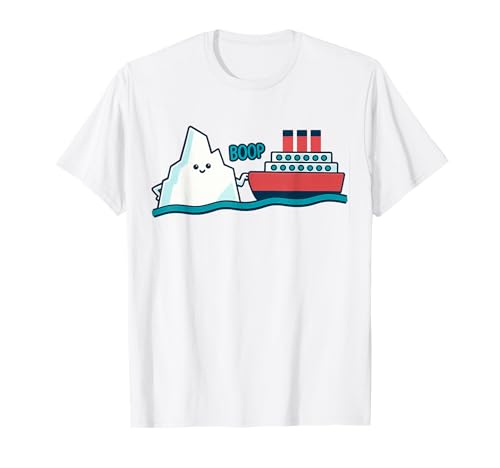 Titanic Cruise Ship Iceberg boop,Titanic and Iceberg Meme T-Shirt