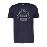 Opta por esta camiseta Diesel. Composición: 100% algodón. Color: Marino Cuello redondo. Manga corta