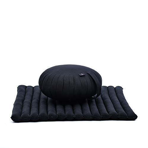 Leewadee Cushion Set-1 Round Yoga Pillow and 1 Square